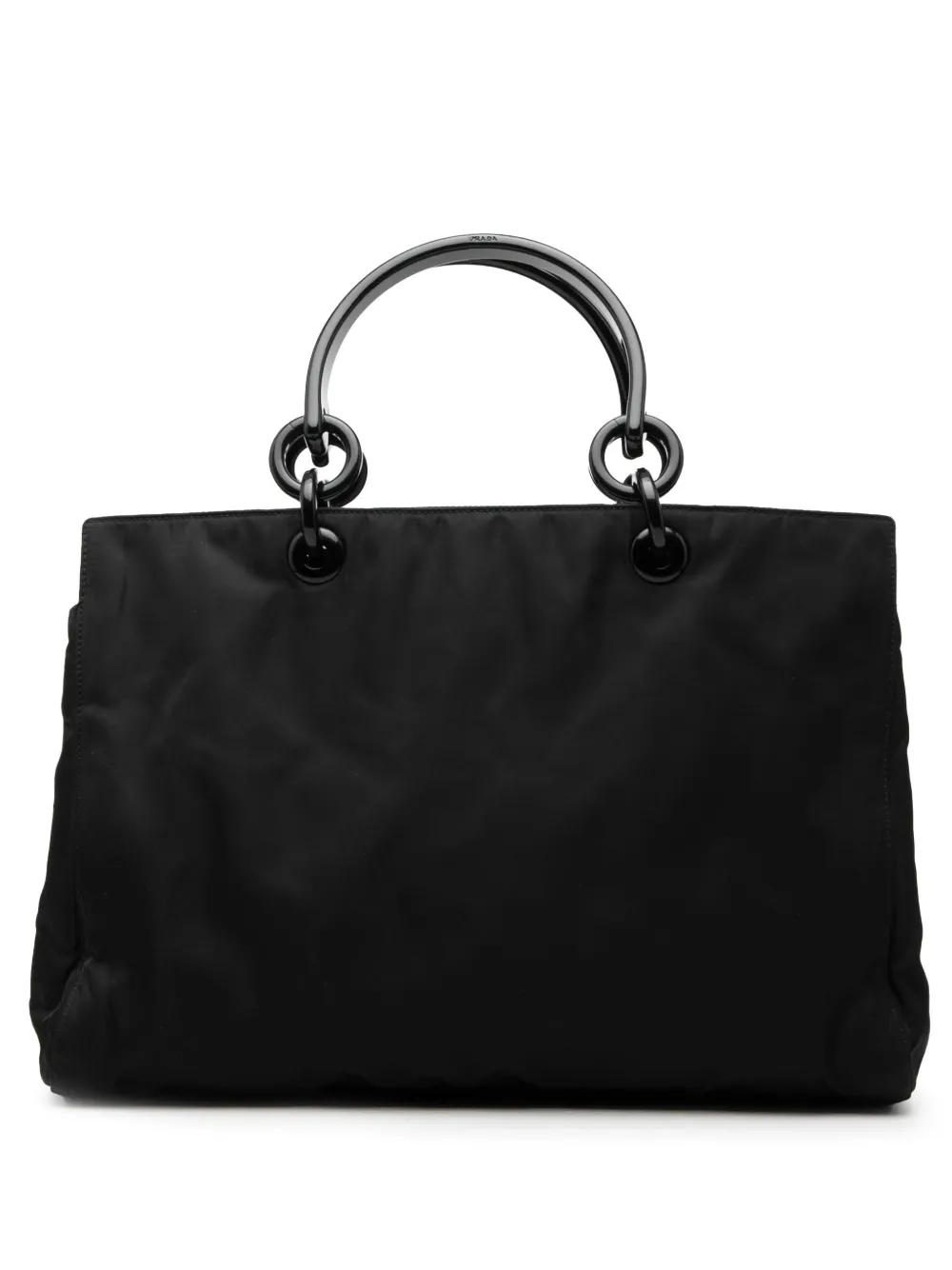 Prada Pre-Owned 2000-2013 Tessuto Acrylic Handle Bag tote bag - Nero