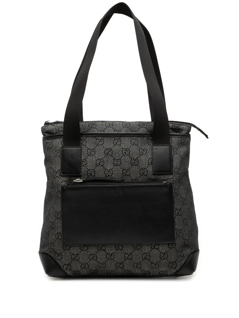 Gucci Pre-Owned 2000-2015 GG Denim tote bag - Nero