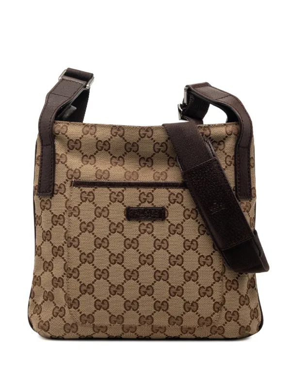 Gucci Pre-owned 2000-2015 GG Canvas Crossbody Bag in Neutrals