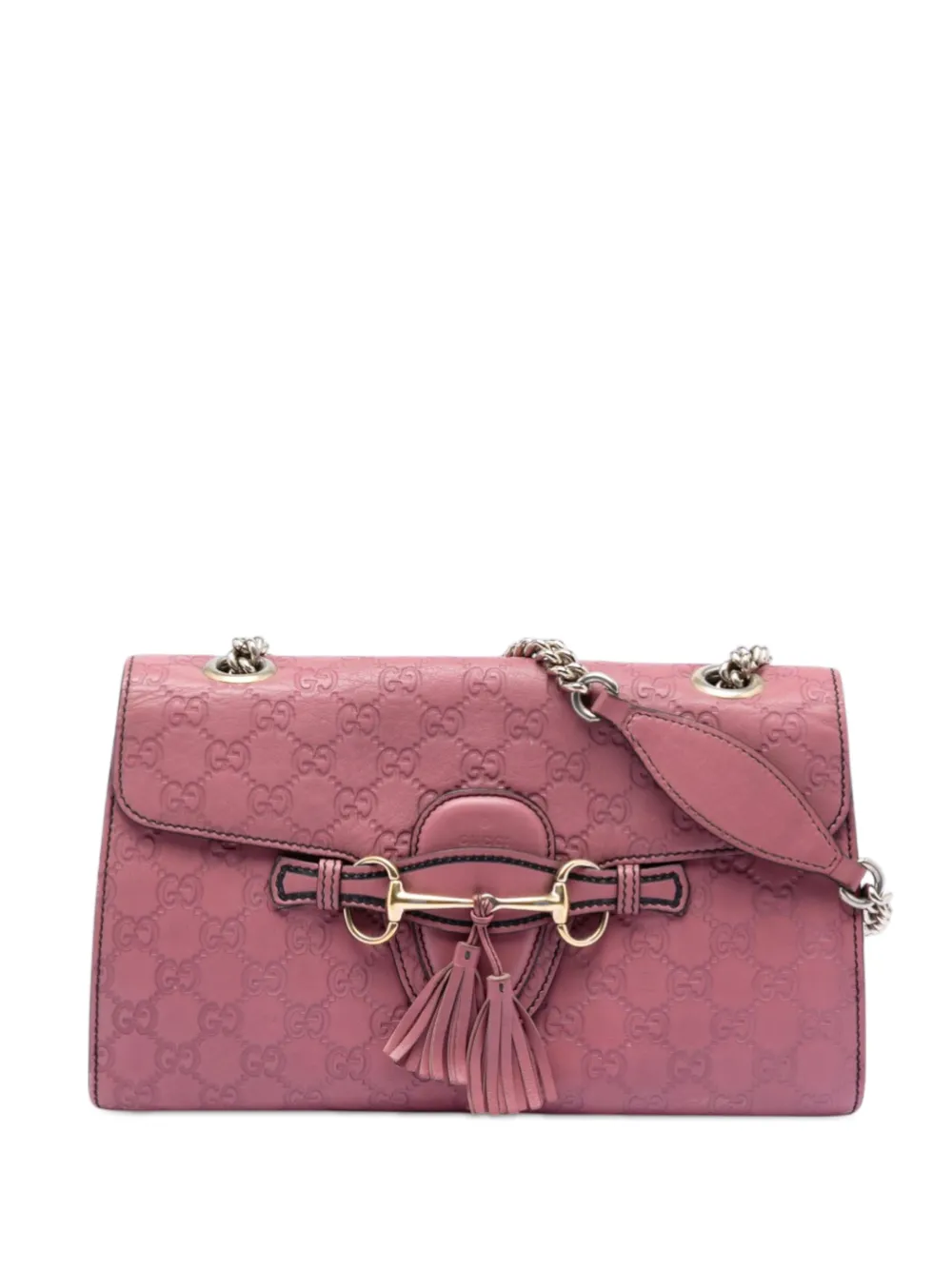 Gucci Pre-Owned 2016-2026 Medium Guccissima Emily shoulder bag - Rosa