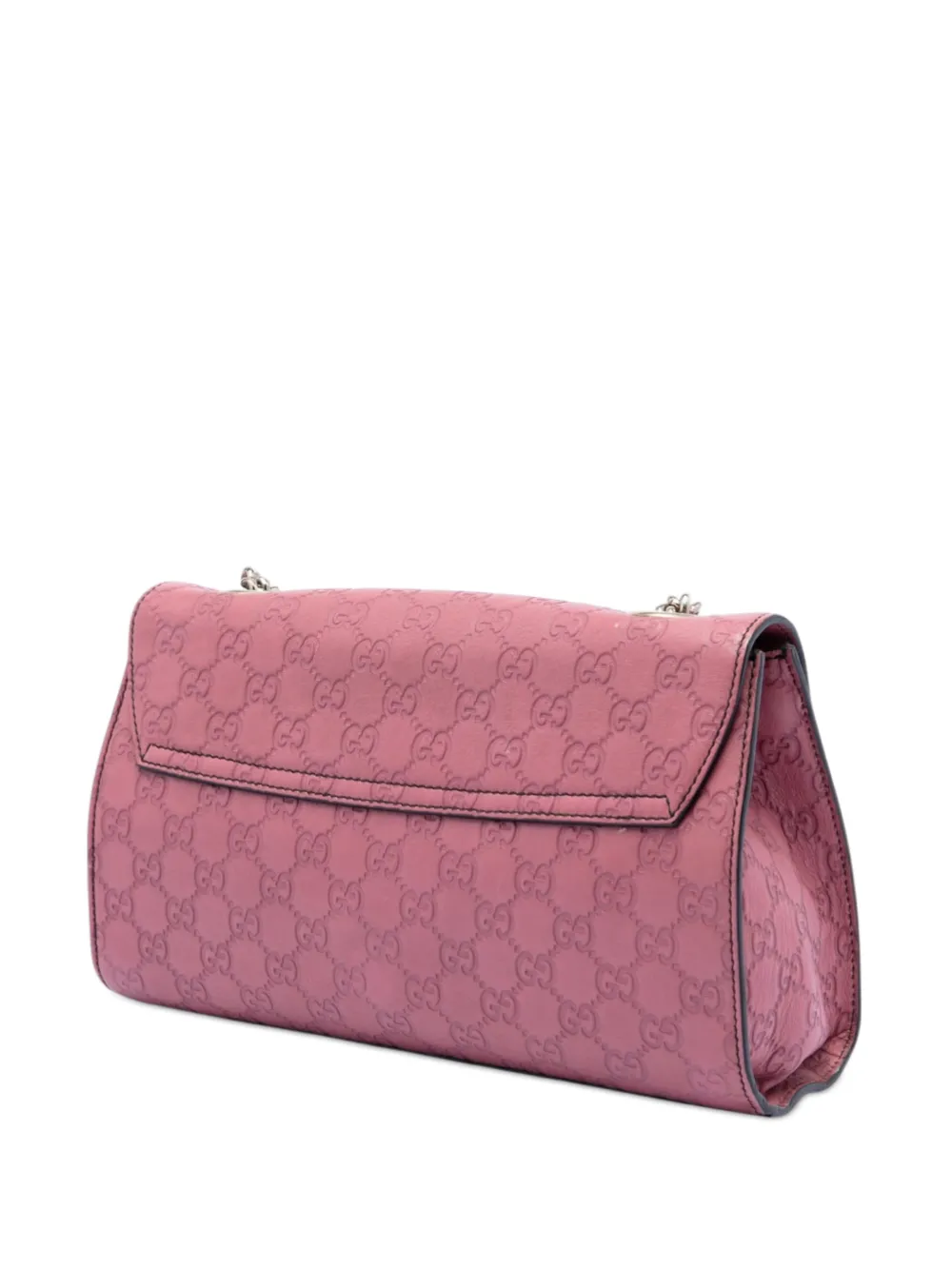  Gucci Pre-owned Sac Porté épaule Guccissima Emily Médium (2016-2026) - Rose 