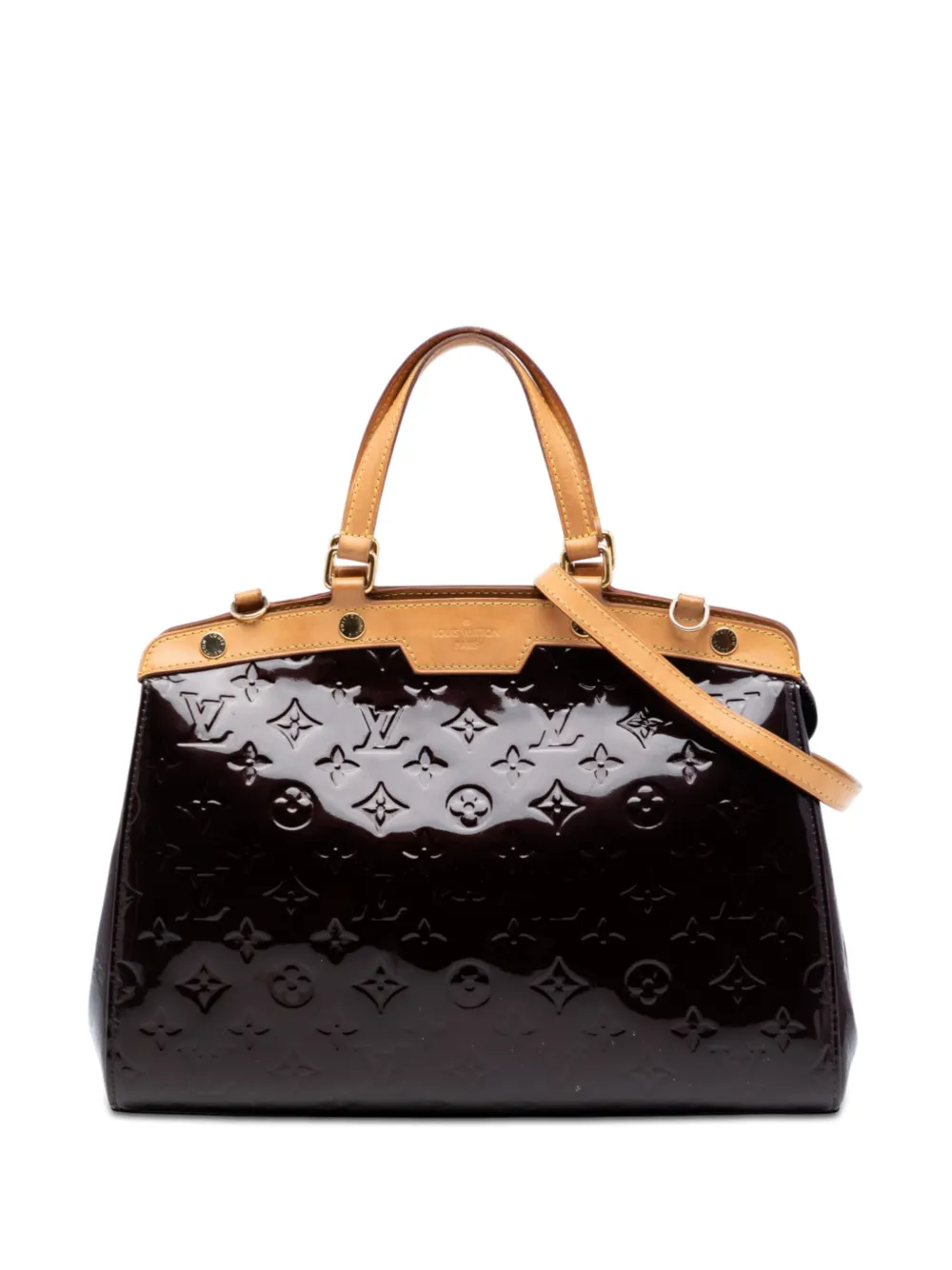 Louis Vuitton Pre-Owned 2013 Monogram Vernis Brea MM satchel - Violett