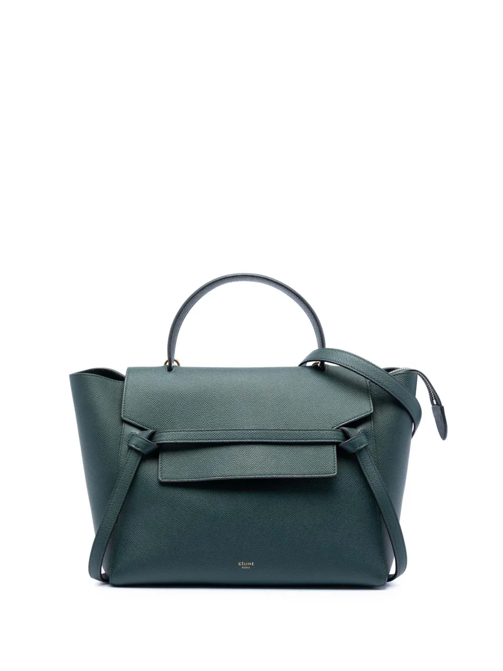 Celine Pre-Owned 2018 Mini Grained Calfskin Belt Bag satchel - Verde