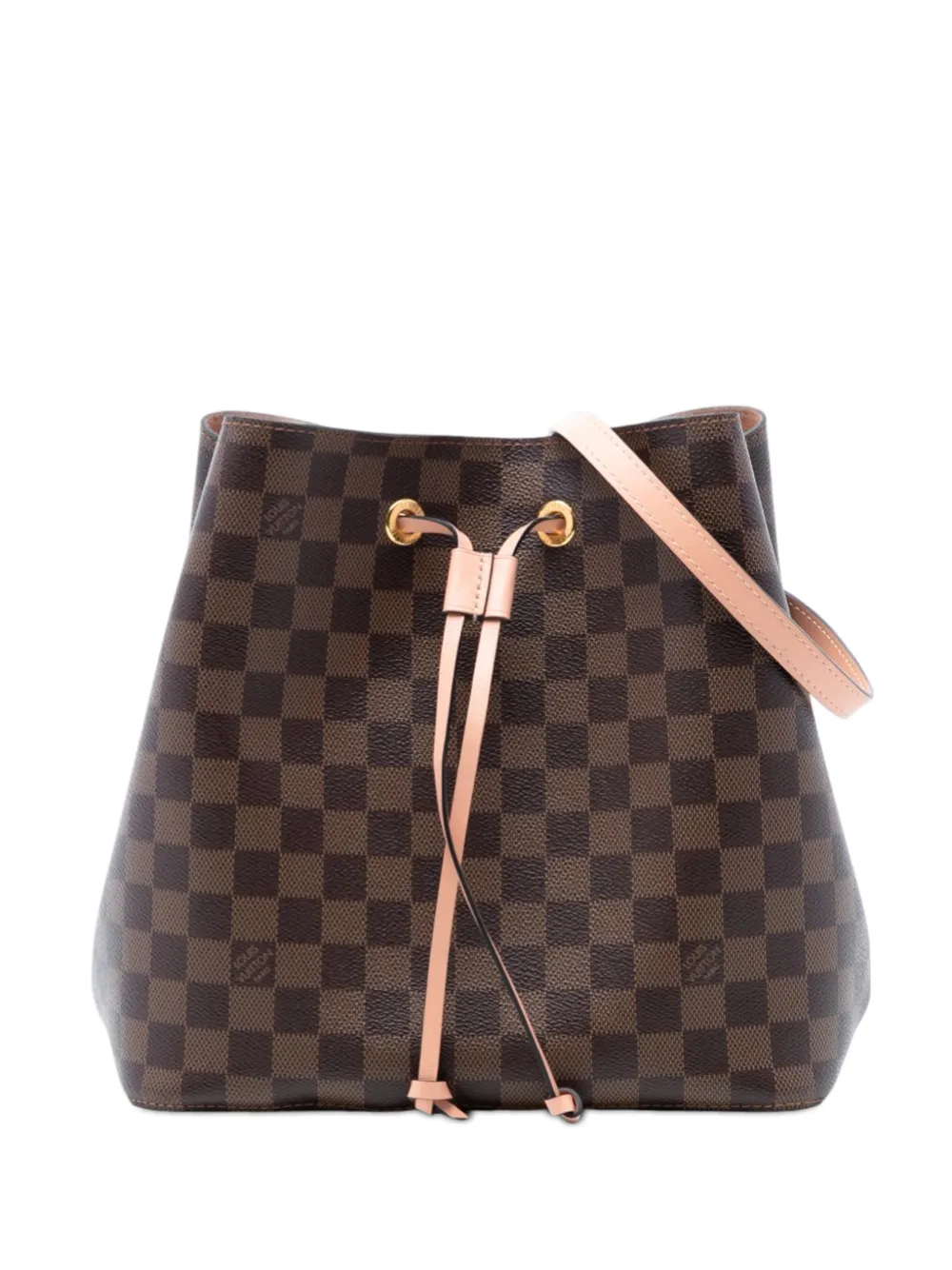 Louis Vuitton Pre-Owned 2019 Damier Ebene NeoNoe MM bucket bag - Brown