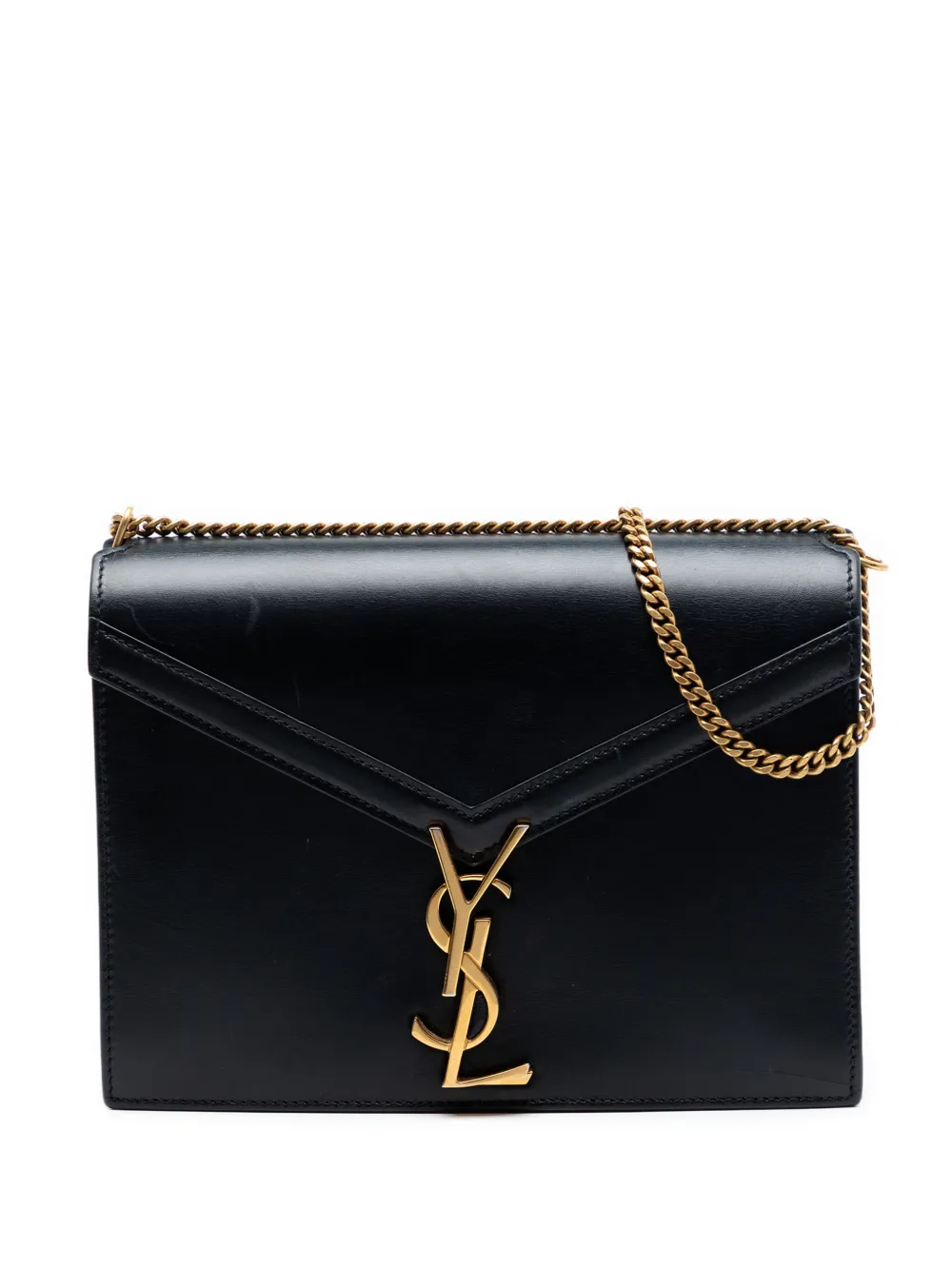 Saint Laurent Pre-Owned 2018 Smooth Calfskin Monogram Cassandra Clasp Bag shoulder bag - Nero