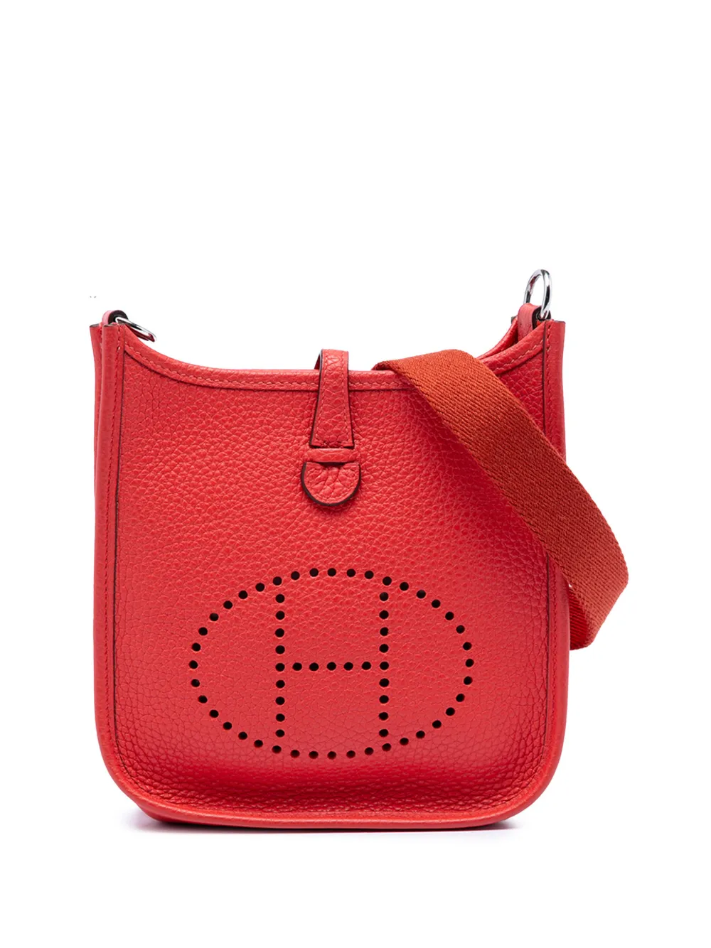 Hermès Pre-Owned 2015 Clemence Evelyne I TPM crossbody bag - Rosso