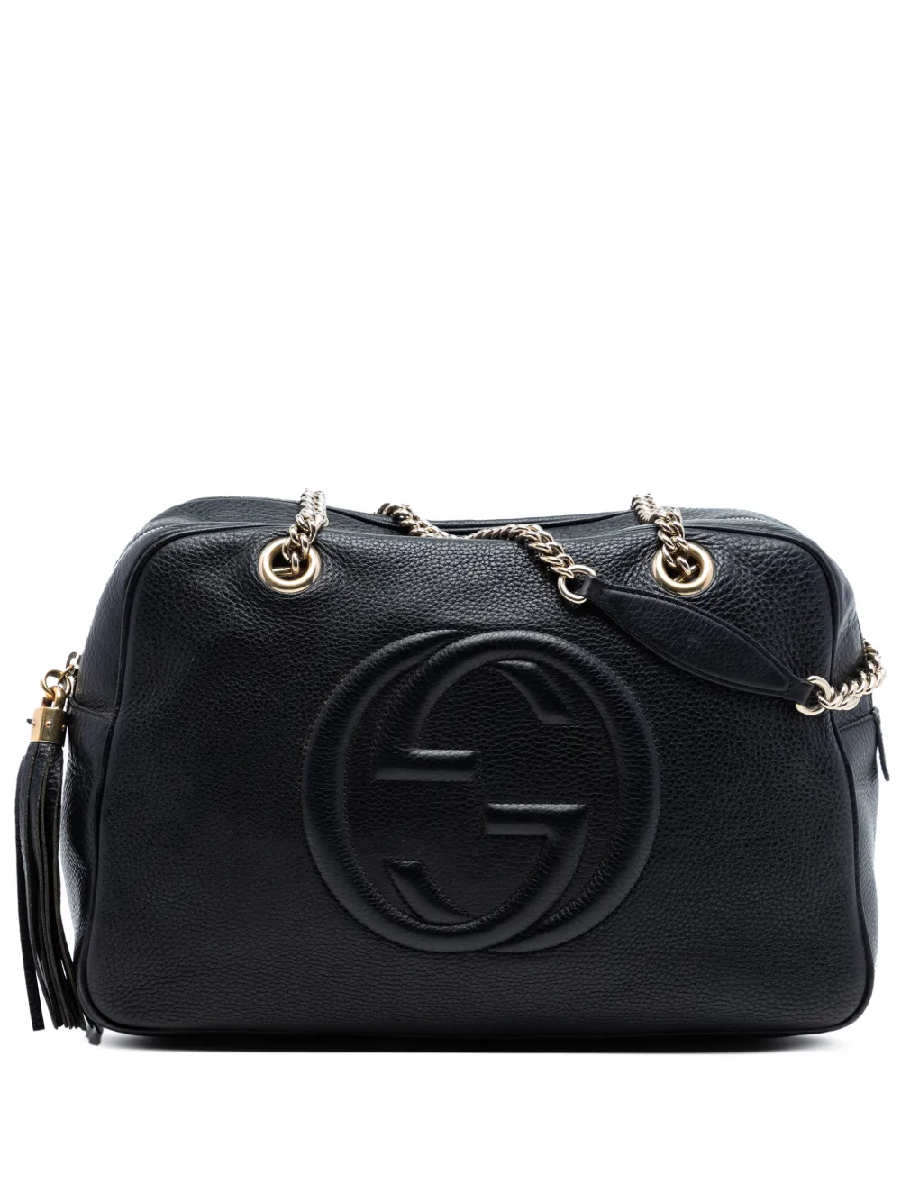 Gucci Pre-Owned 2016-2026 Leather Soho Chain shoulder bag - Nero