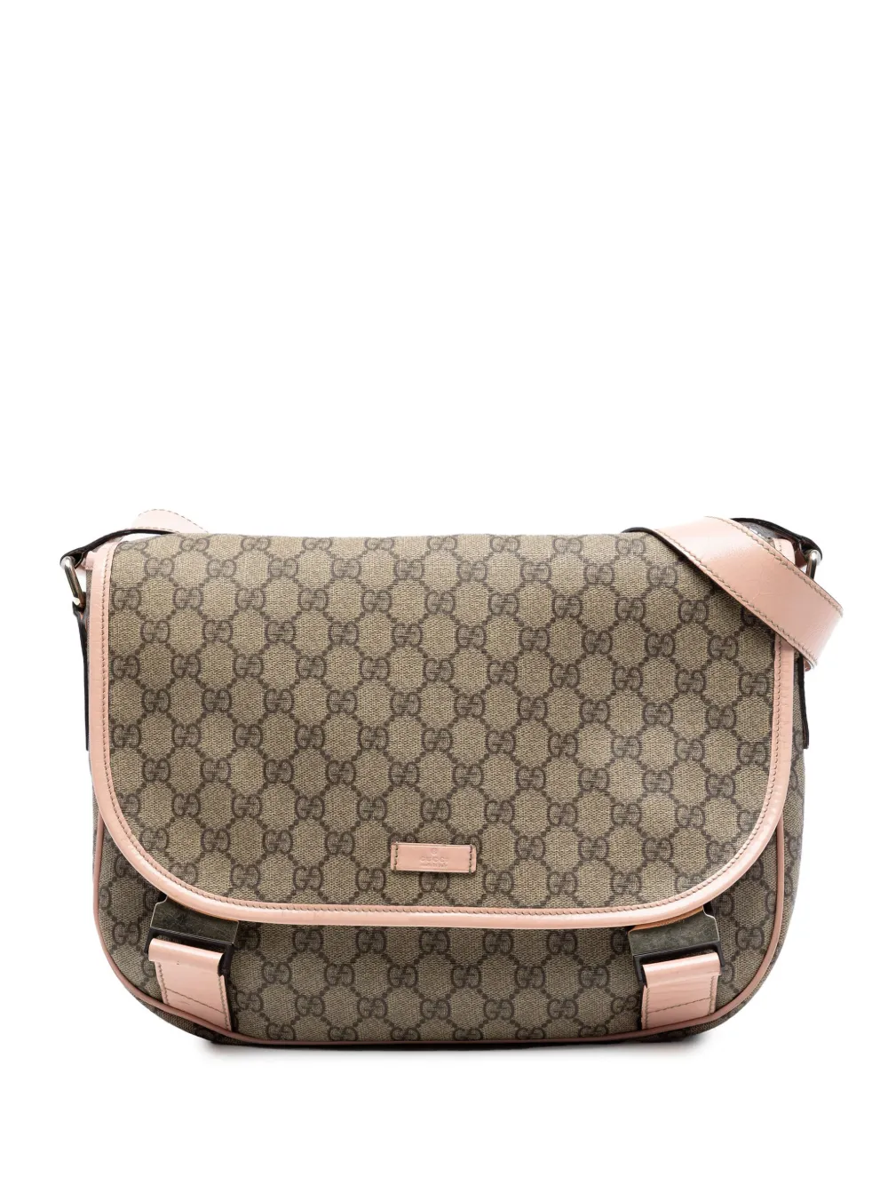 Gucci Pre-Owned 2016-2025 GG Supreme crossbody bag - Toni neutri