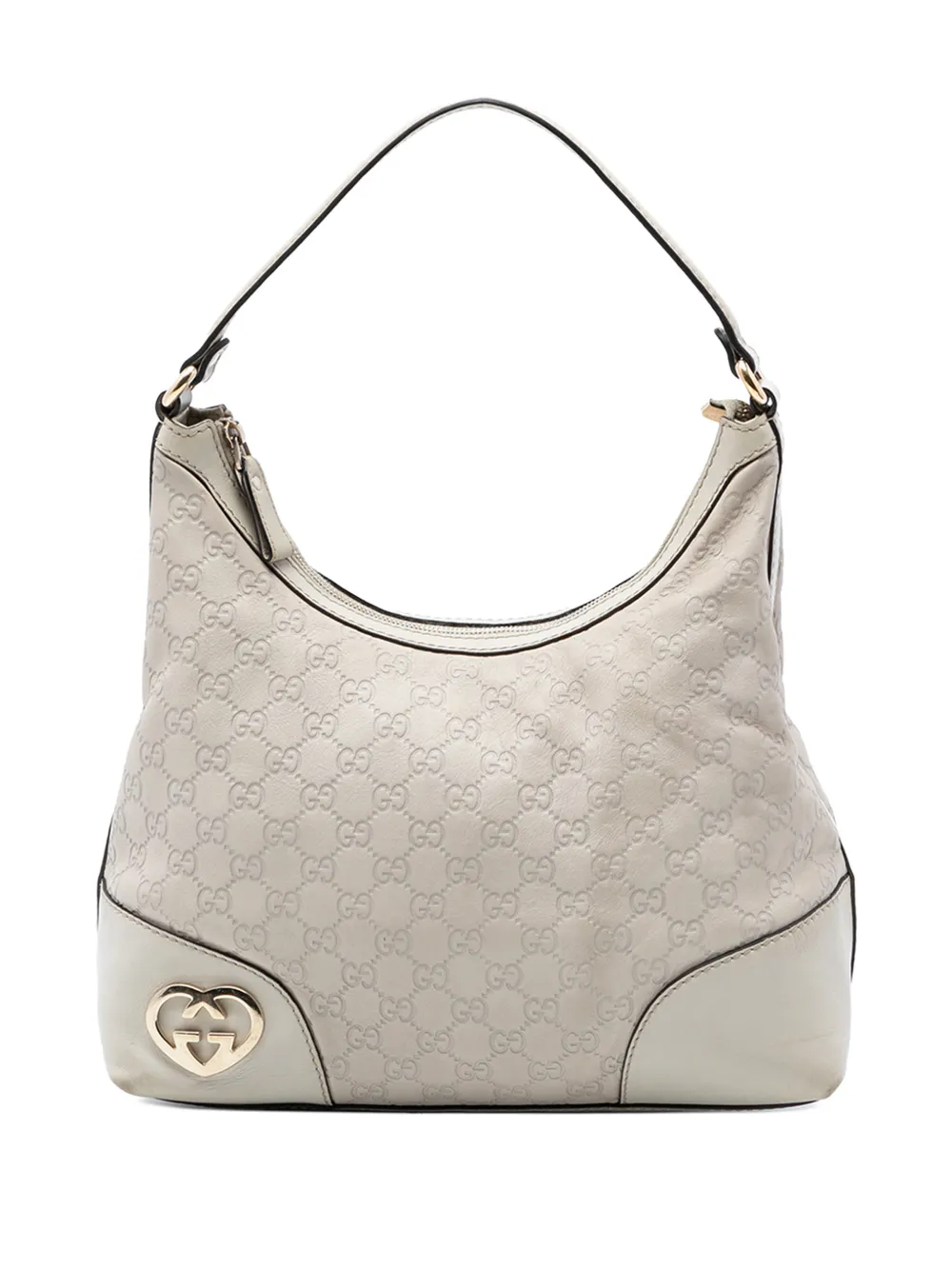 Gucci Pre-Owned 2016-2025 Guccissima Lovely shoulder bag - White