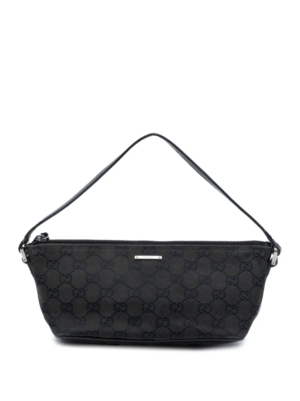 Gucci Pre-Owned 2000-2015 GG Canvas Boat shoulder bag - Nero