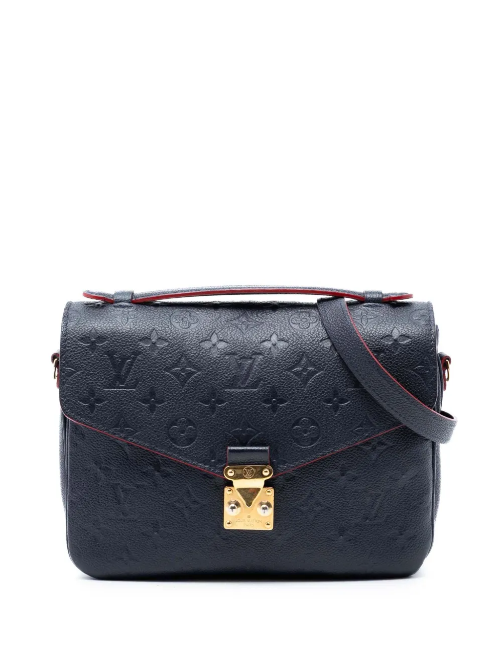 Louis Vuitton Pre-Owned 2021-2026 Monogram Empreinte Pochette Metis satchel - Blu