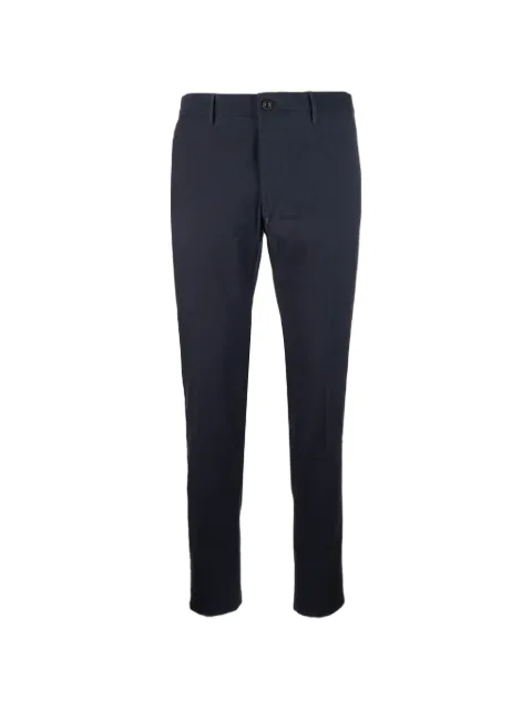Incotex pressed-crease slim-fit trousers