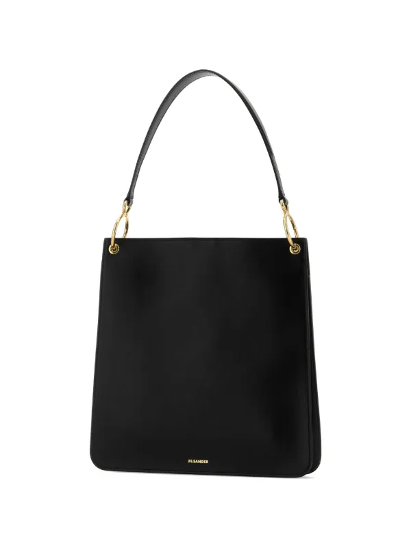 Jil Sander Otto レザー ハンドバッグ | ブラック | FARFETCH JP