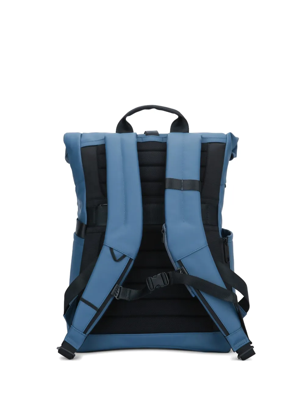 PIQUADRO roll-top logo-detail backpack - Blu