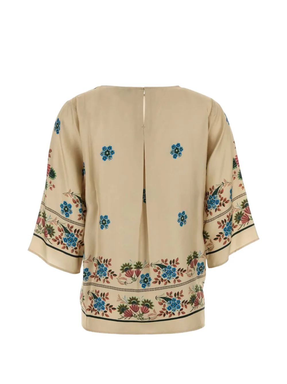 Weekend Max Mara Samba blouse met bloemenprint Beige