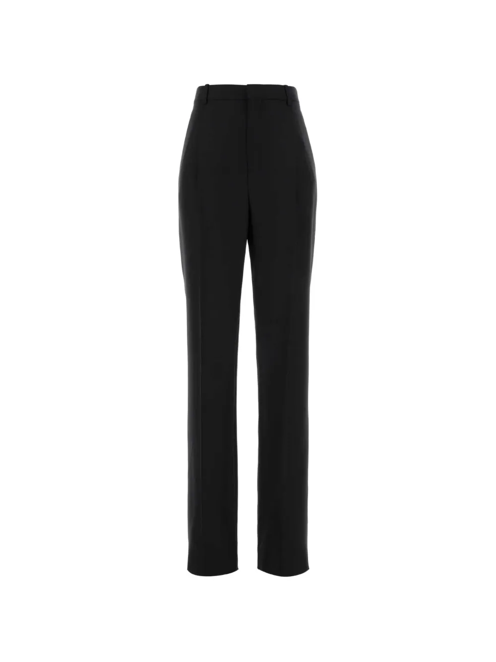 Saint Laurent pressed-crease wool trousers - Schwarz