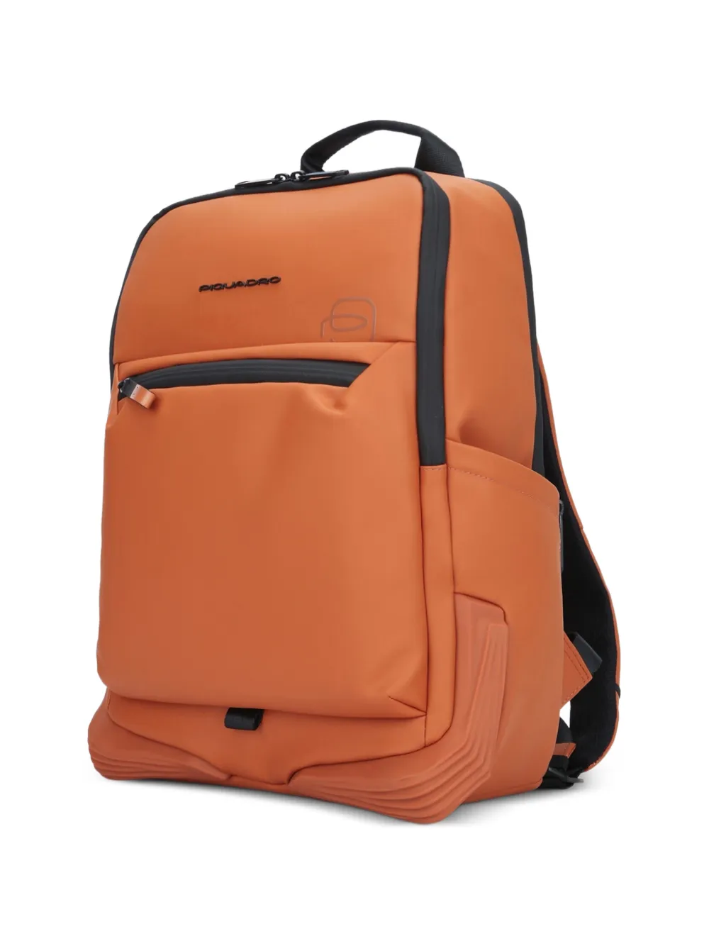 PIQUADRO Rugzak met logodetail en ritssluiting Oranje