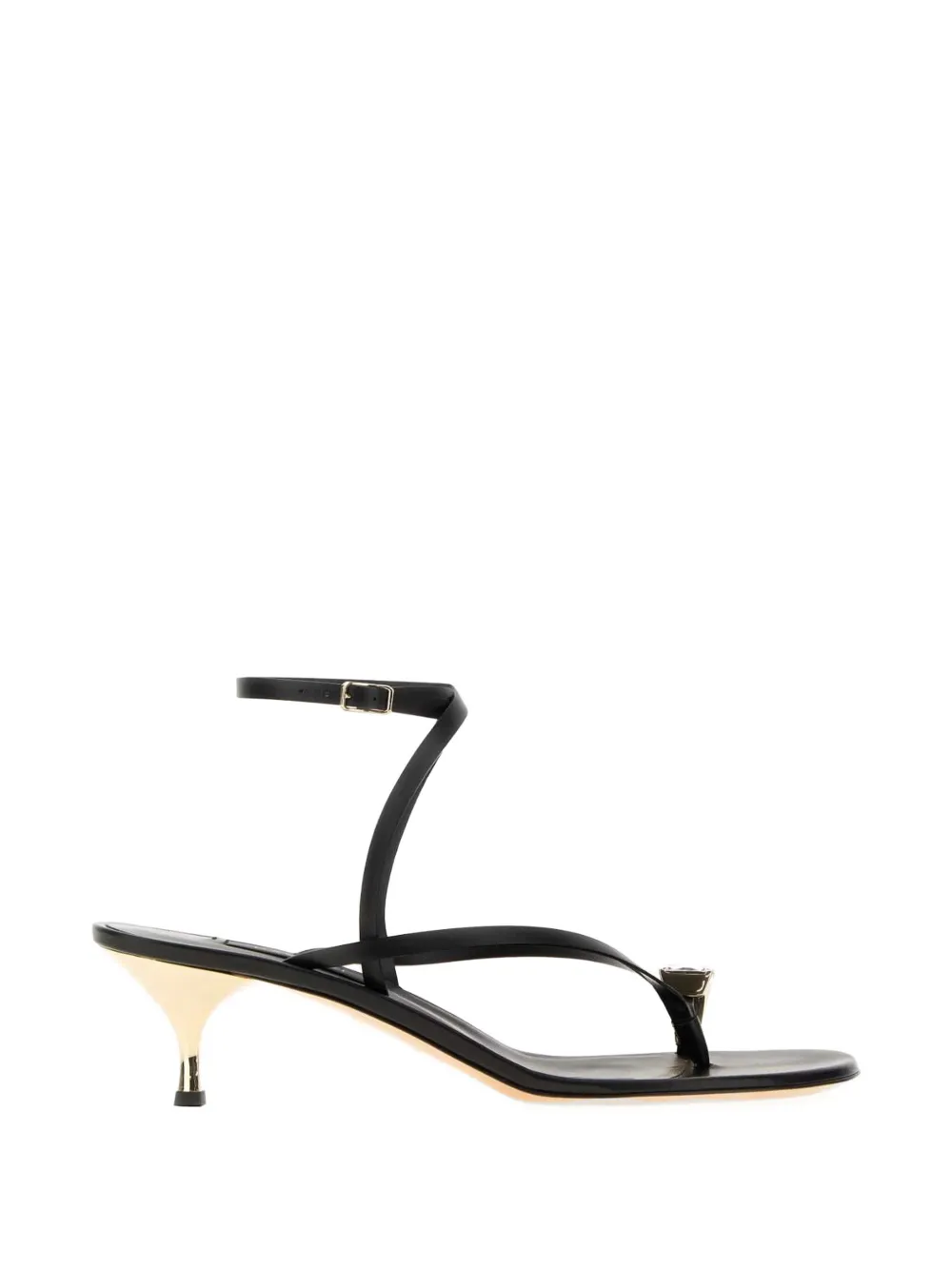 Casadei crystal-embellished wrap-around sandals Zwart