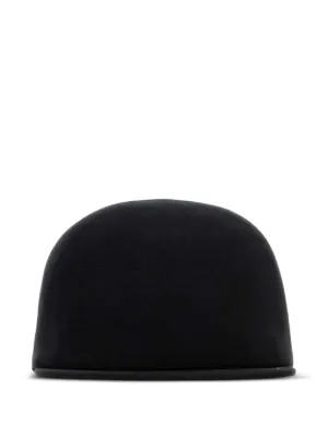 新品！BALENCIAGA バレンシアガ ウール ハット　帽子　牛革　ラビット 新品！BALENCIAGA バレンシアガ ウール ハット 帽子 牛革 ラビット