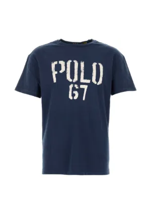 Polo Ralph Lauren Lauren logo-printed crew-neck T-shirt | Blue
