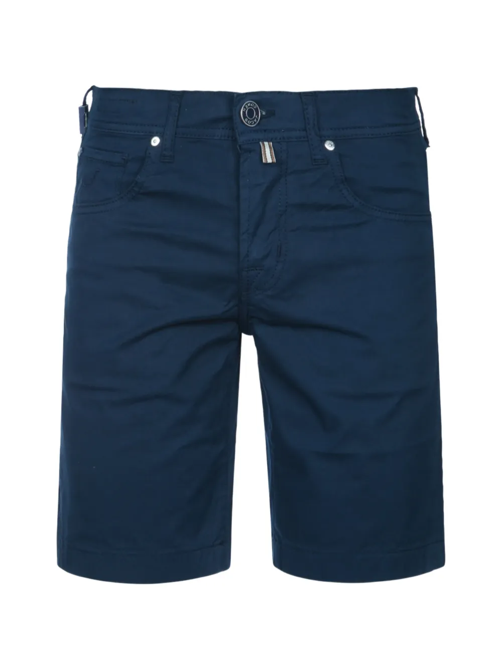 Jacob Cohen Lou Logo-patch Bermuda Shorts In Blue