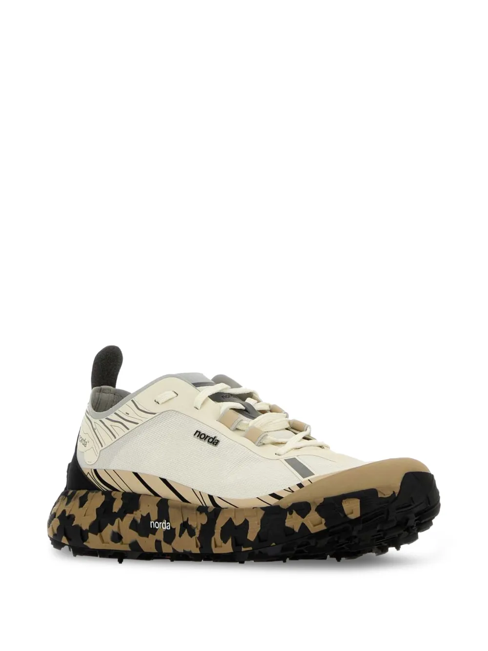 norda 001A Abyss camouflage-print sneakers Beige