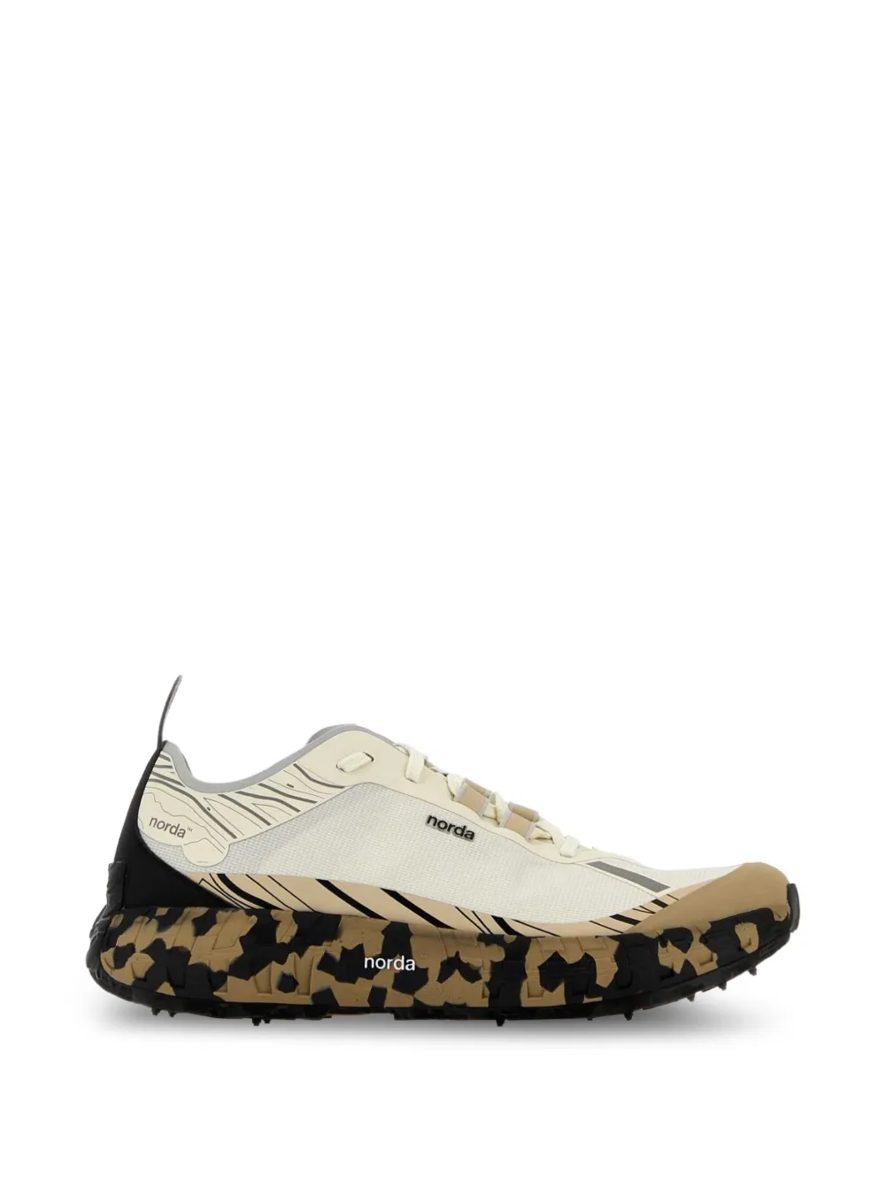 Norda 001A Abyss camouflage-print sneakers Beige