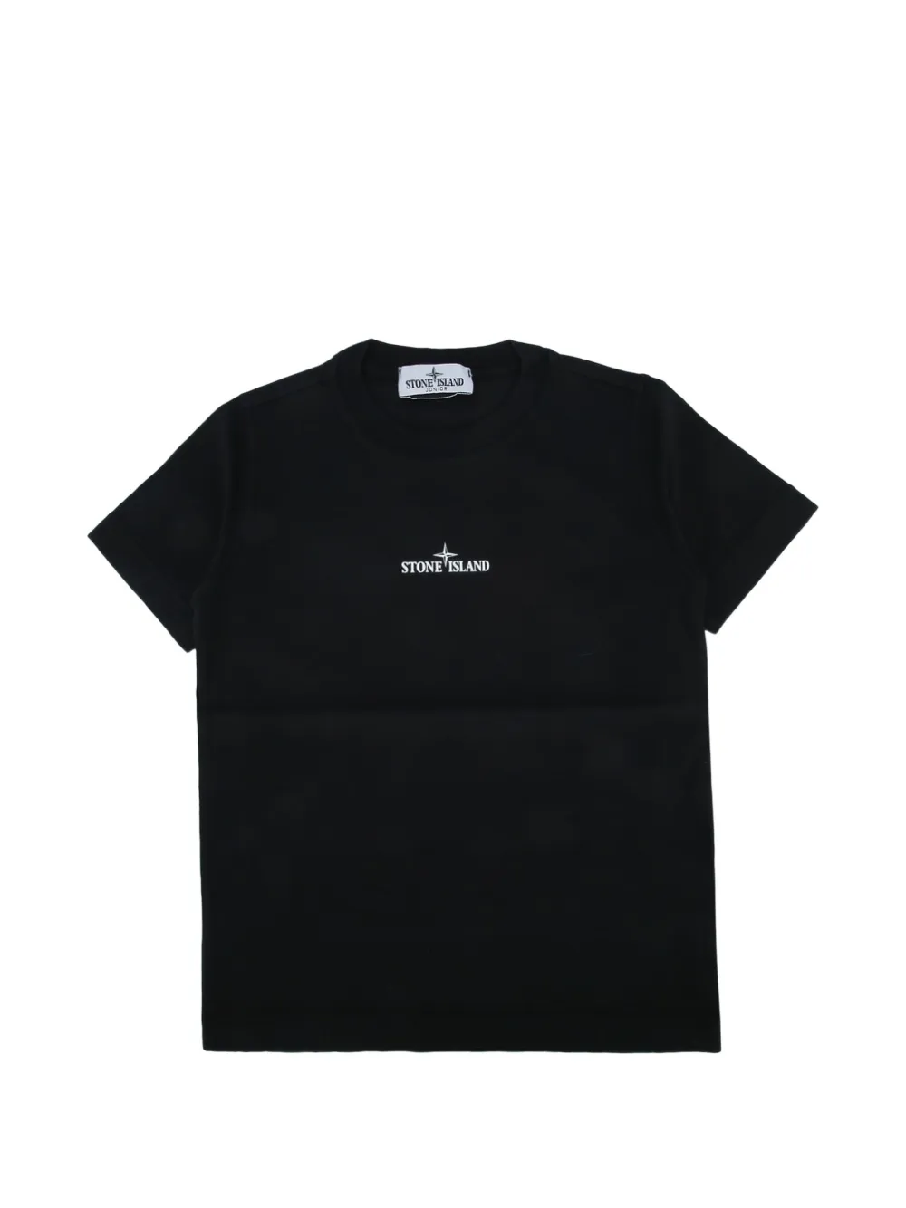 Stone Island Junior logo-print T-shirt - Nero