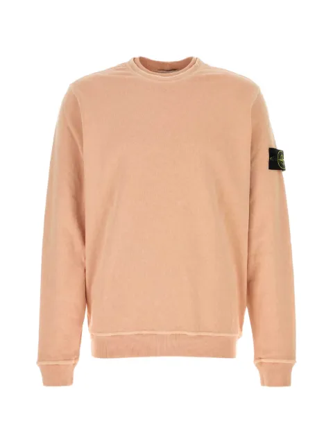 Stone Island logo-patch old effect sweater