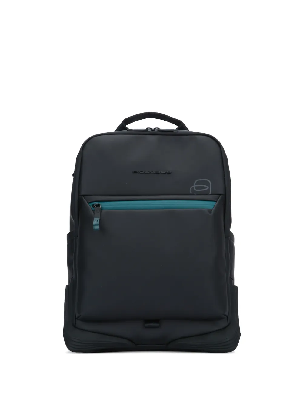 PIQUADRO water resistant zip-pocket backpack - Nero