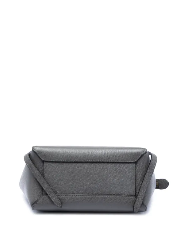 Celine Pre-Owned 2019 ナノ グレインカーフスキン ベルトバッグ 