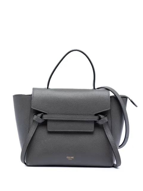 Celine Pre-Owned 2019 nano Gürteltasche aus gekörntem Kalbsleder