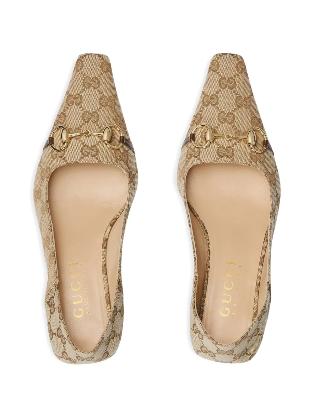 Gucci Horsebit GG pumps Beige