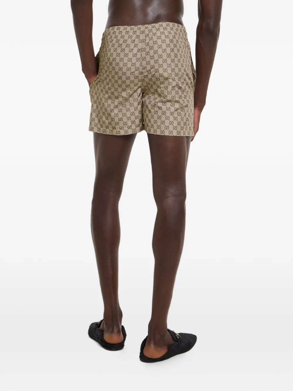 Gucci GG Supreme zwembroek Beige