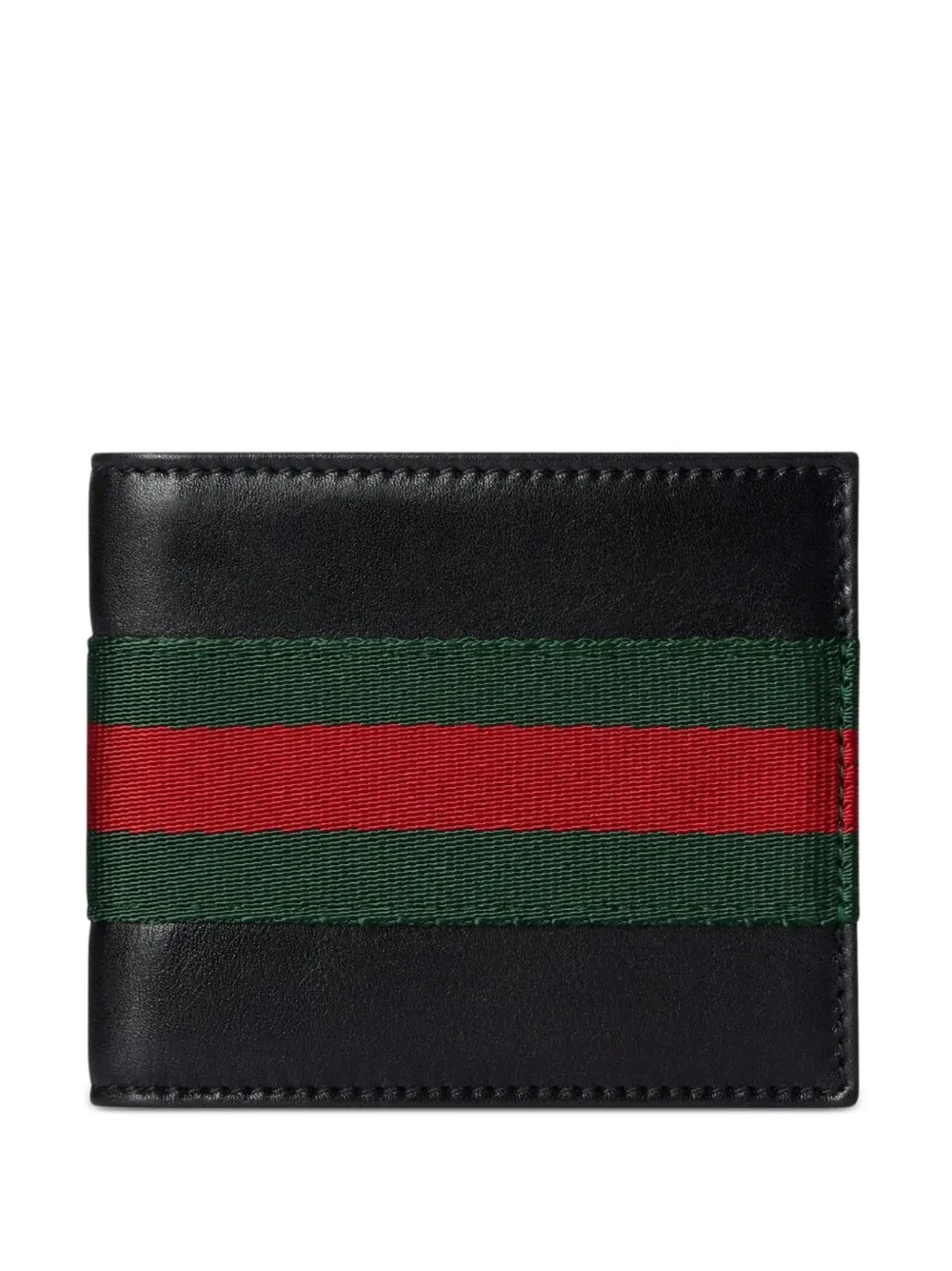 Gucci Web stripe bifold wallet | Black | Image 1