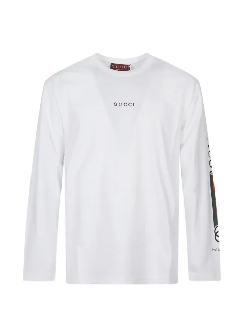 Gucci logo-print long-sleeve T-shirt