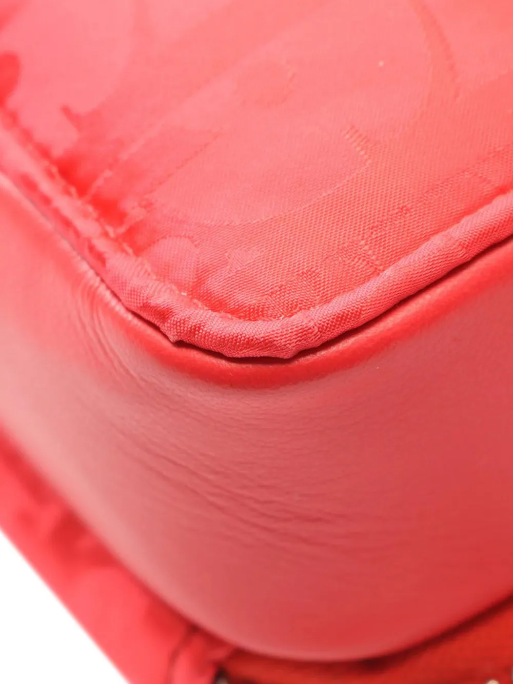  Christian Dior Pre-owned Borsa A Tracolla Erl Oblique Mirage Technical Fabric Double Zip 2010-2026 - Rosso 