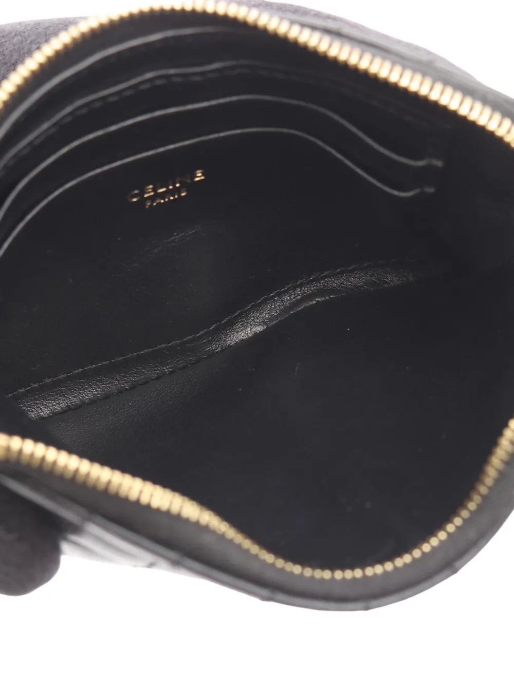  Celine Pre-owned Monedero C Chain Quilted 2010-2026 - Negro 