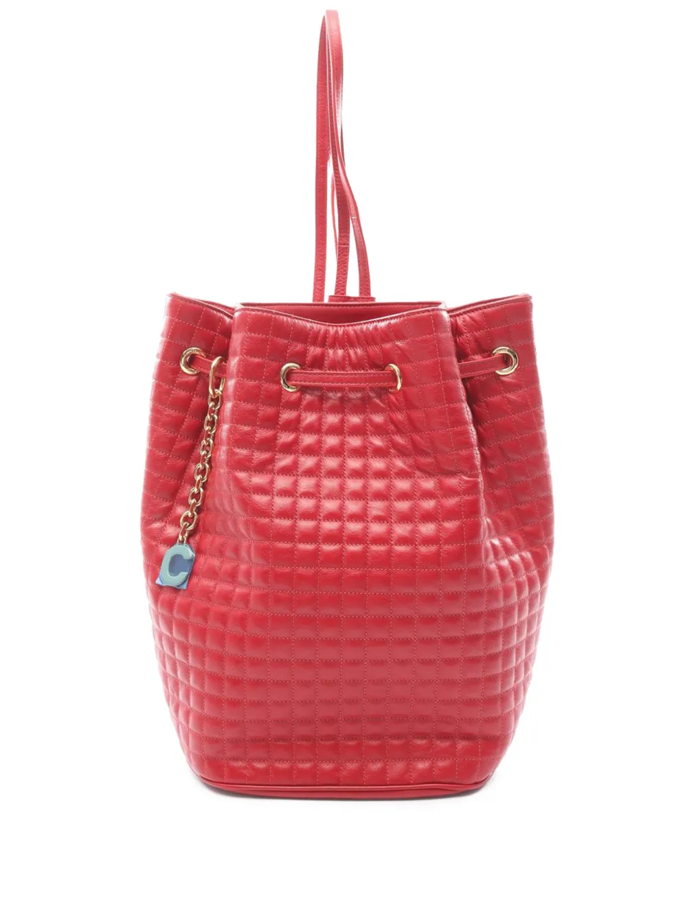 Celine Pre-Owned 2010-2026 C Charm backpack - Rosso
