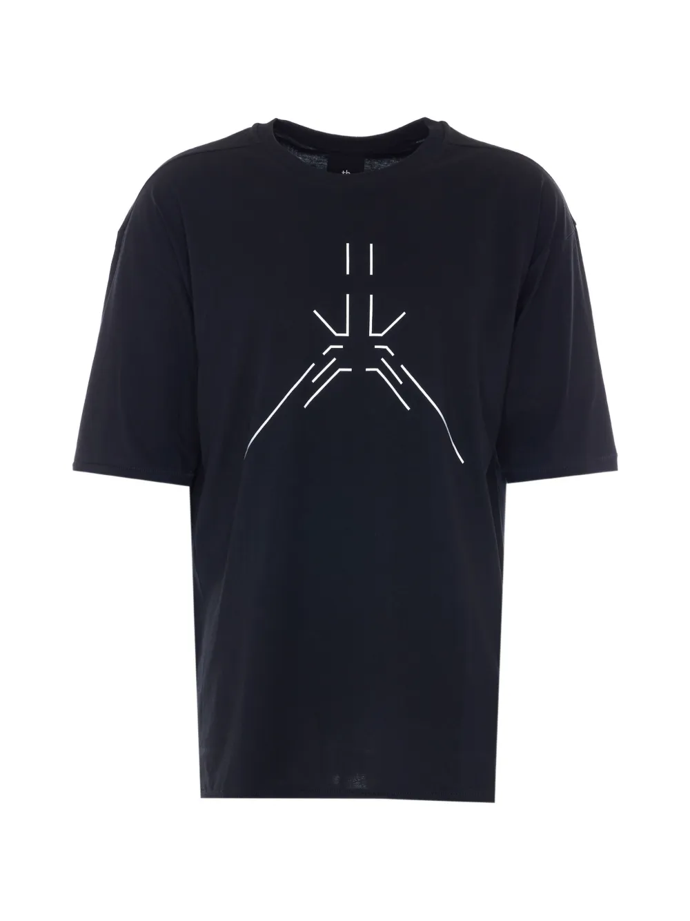 Thom Krom M TS 933 graphic-print T-shirt - Schwarz