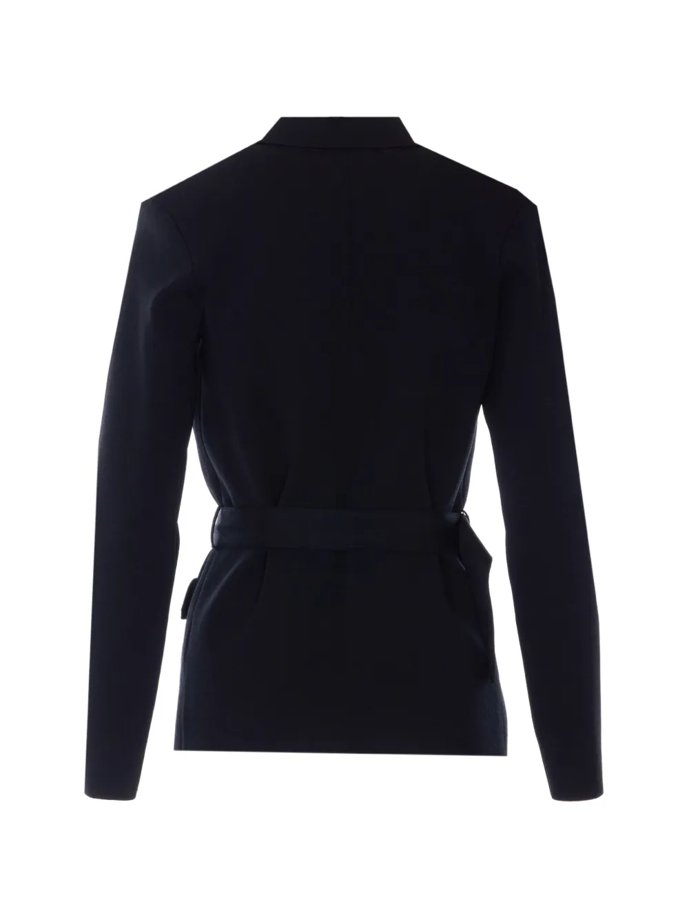 Elisabetta Franchi Jack met logoknoop en ceintuur Blauw