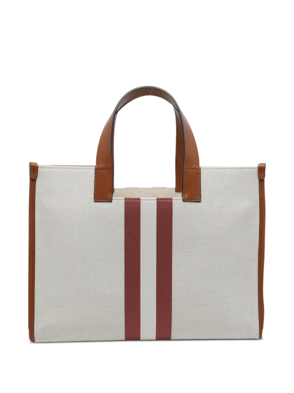 Bally Easy gestreepte shopper Beige