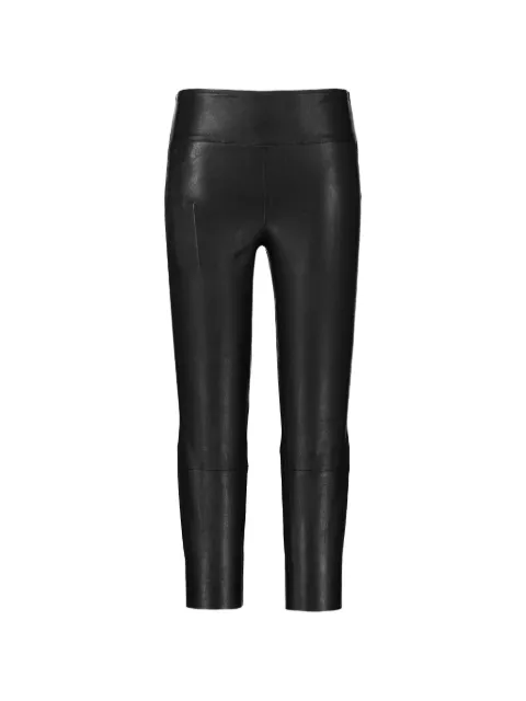 Sprwmn leather cropped legging 
