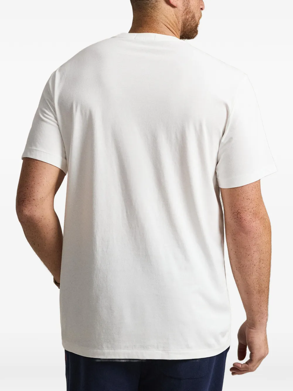 Polo Ralph Lauren T-shirt met logoprint met ronde hals Wit