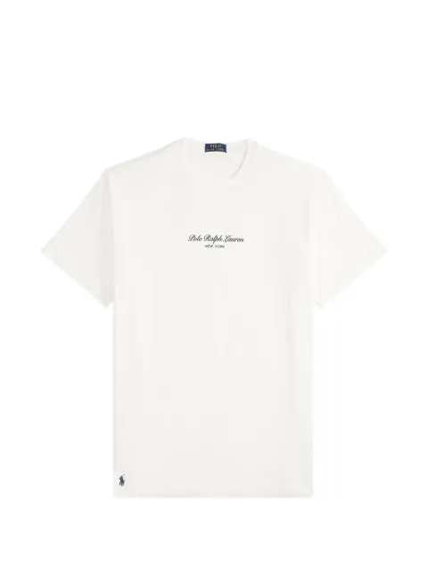 Polo Ralph Lauren playera con cuello redondo y logo estampado