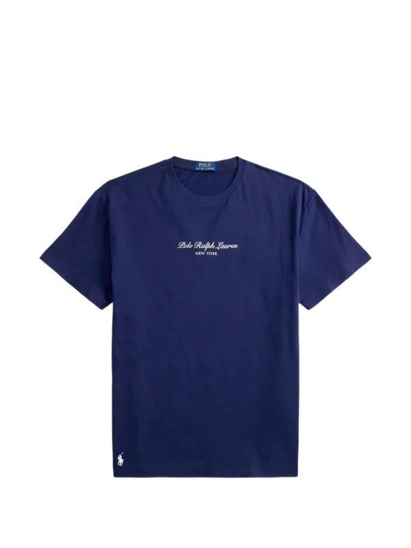 Polo Ralph Lauren logo-print T-shirt | Blue | FARFETCH