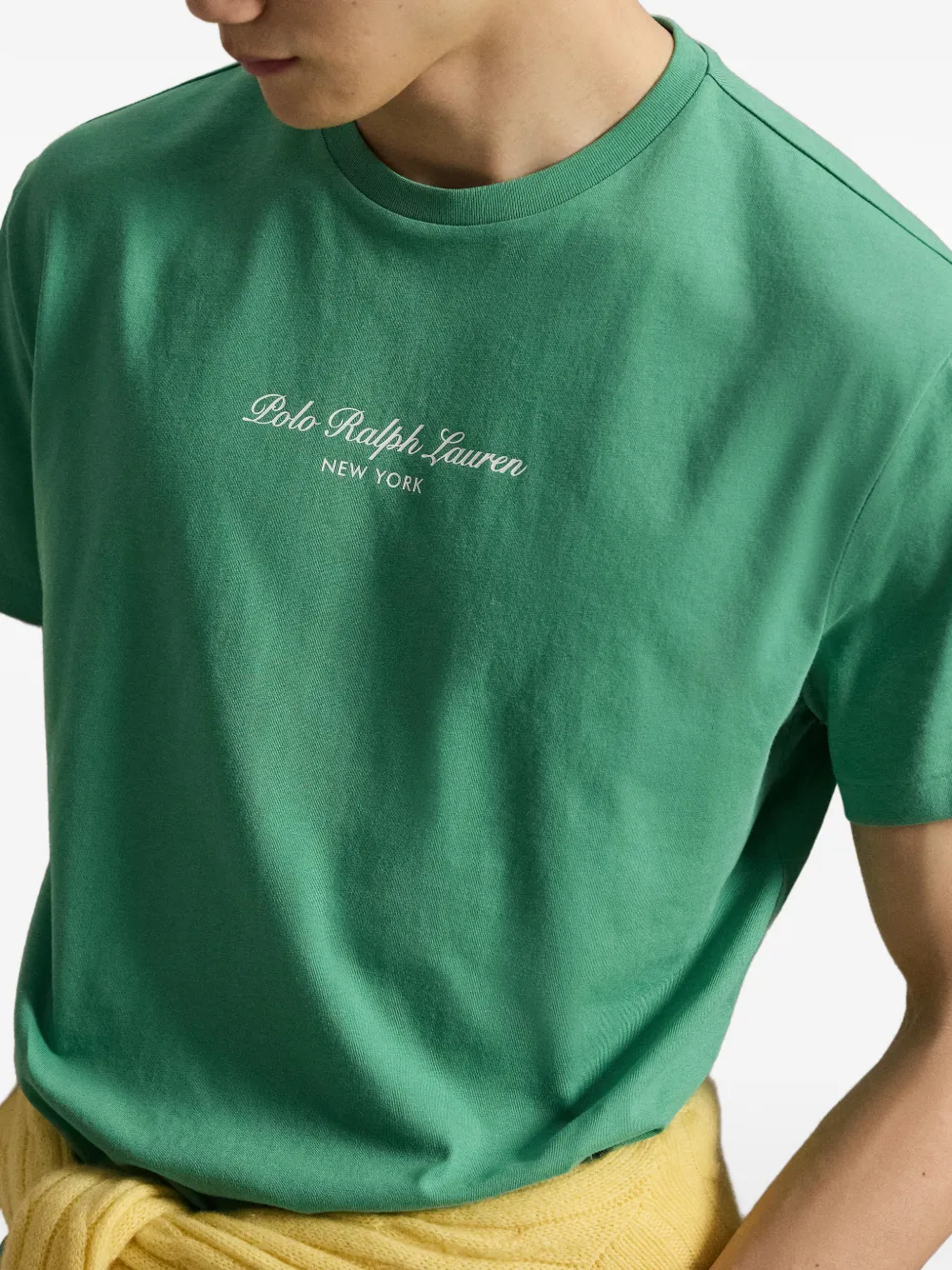 Polo Ralph Lauren Katoenen T-shirt met logoprint Groen