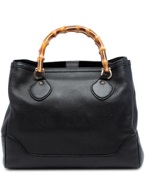 Gucci Pre-Owned 2016-2026 Medium Leather Bamboo Diana tote bag