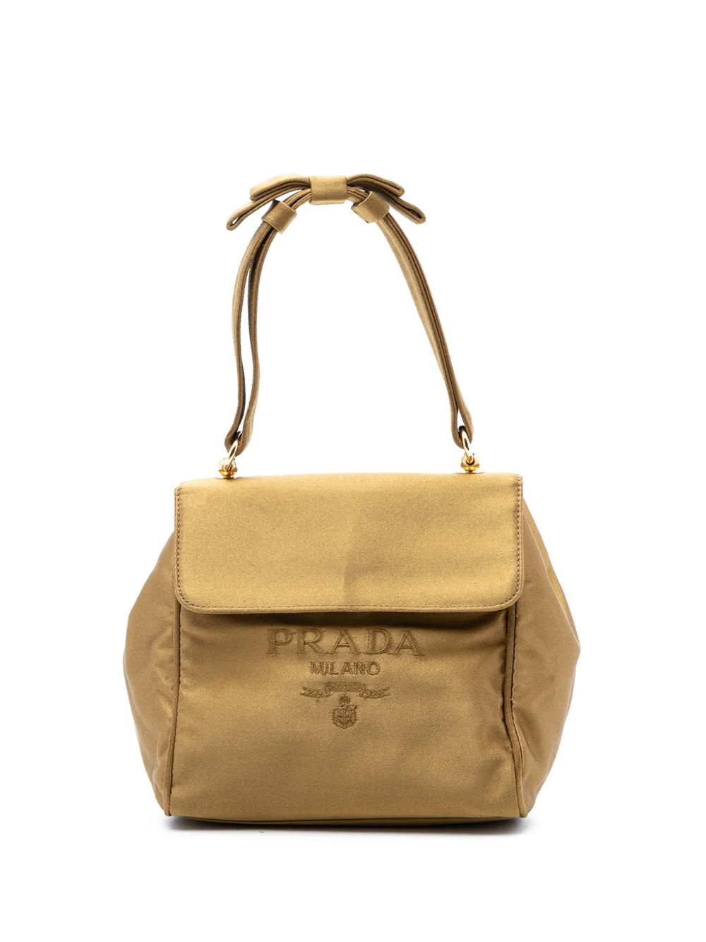 Prada Pre-Owned 2010-2025 Raso Logo handbag - Oro