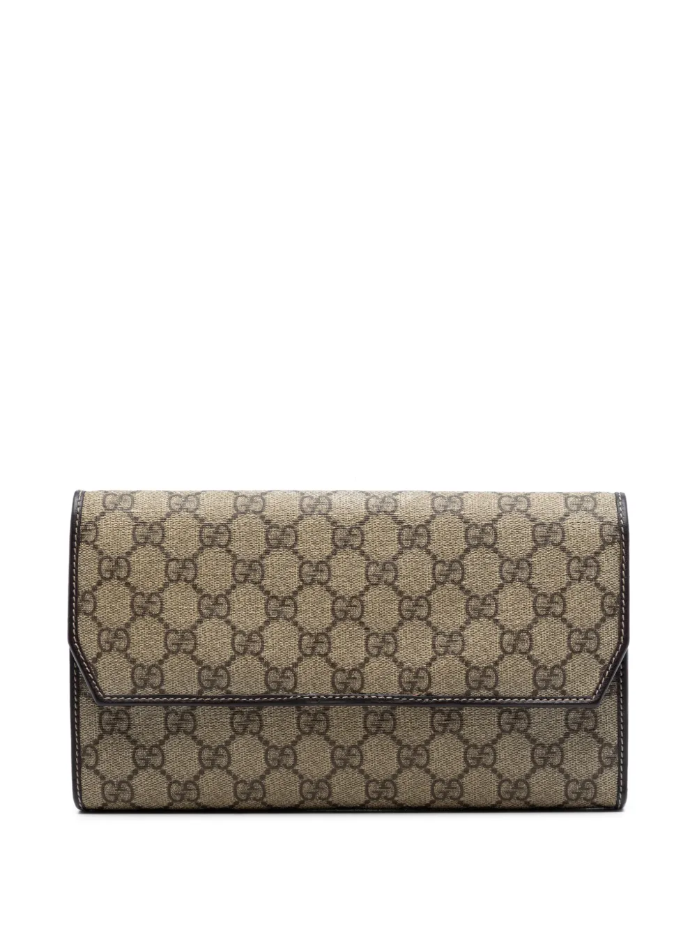 Gucci Pre-Owned 2000-2015 GG Supreme clutch bag - Toni neutri